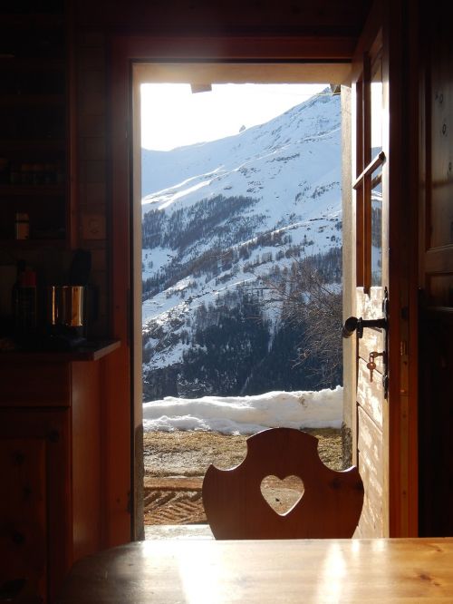 switzerland chalet landscape