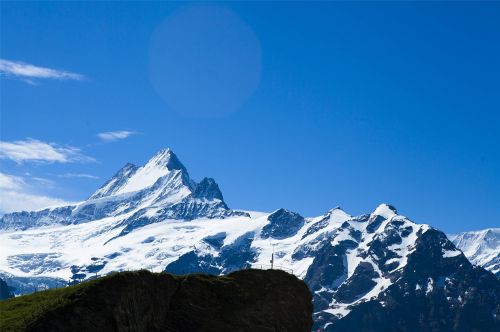 switzerland the alps snow mountain