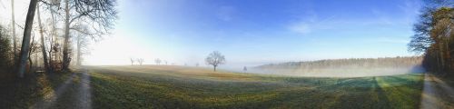 switzerland panorama fog