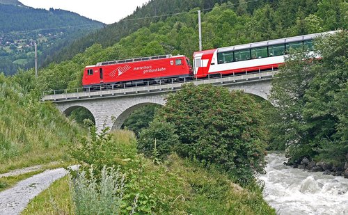 switzerland  valais  rack railway
