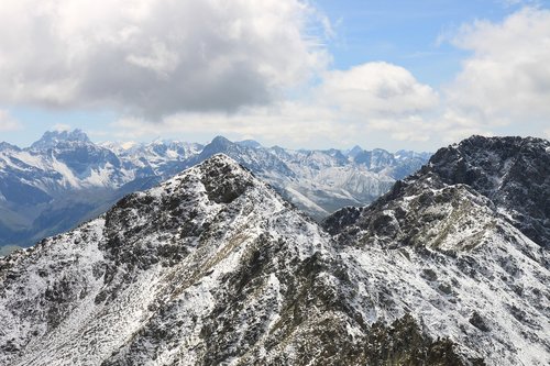 switzerland  davos  mountain