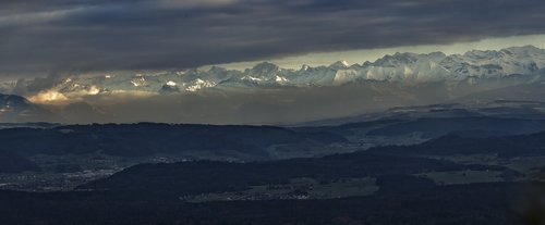 switzerland  alpine  panorama