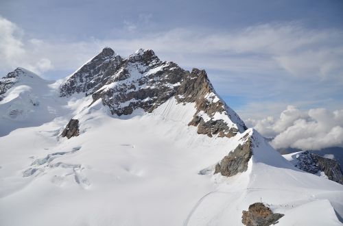 switzerland jungfrau snow mountain