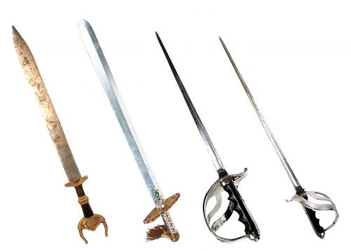 sword battle steel arms