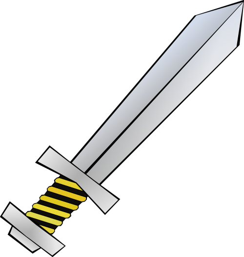sword isolated weapon