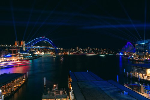 sydney  cahill expressway  night