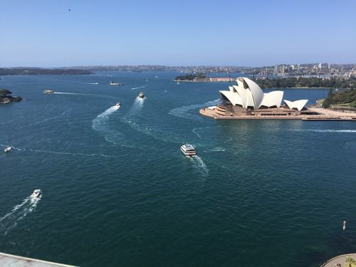 sydney harbor opera house bridge