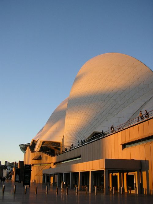 sydney opera house sunset australia