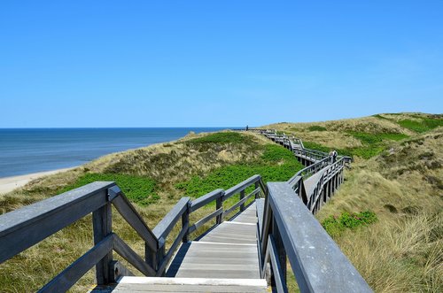 sylt  wenningstedt  seetreppe