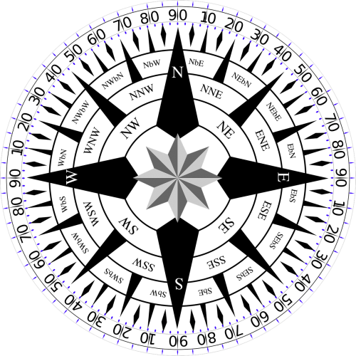 symbol wind rose nautica