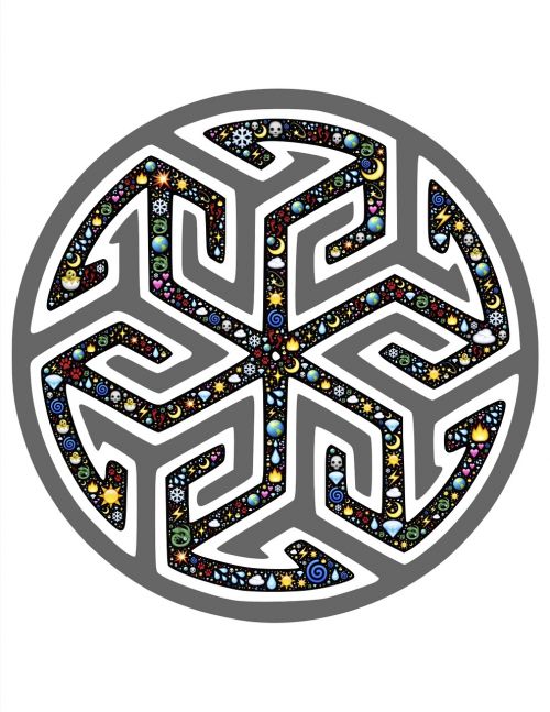 symbol wheel mandala