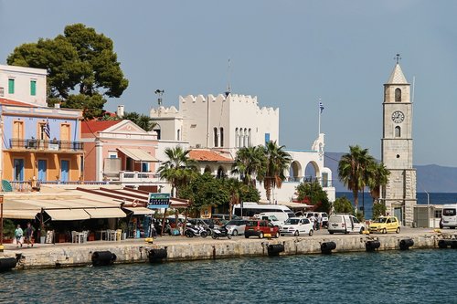 symi  greece  city