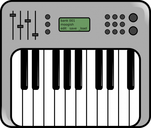 synthesizer keyboard sound
