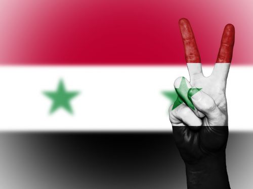 syria peace hand