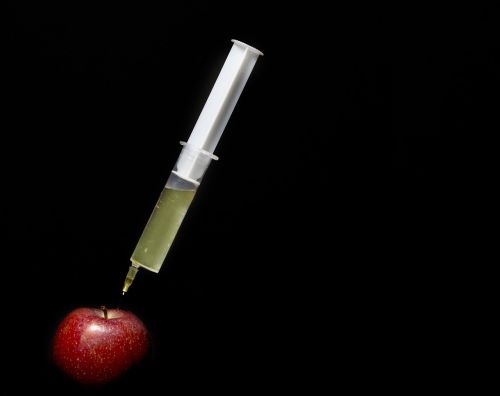 syringe hypodermic syringe apple