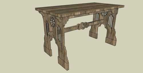 table old desk
