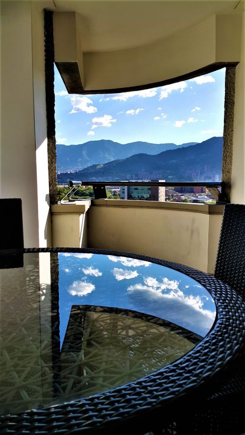 table sky outdoor