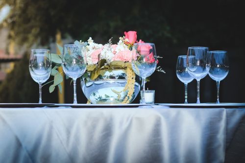 table decoration cups