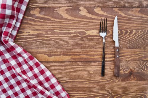 table cover fork