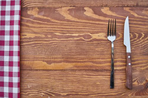 table fork knife