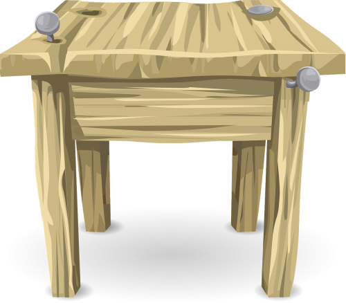 table desk wood