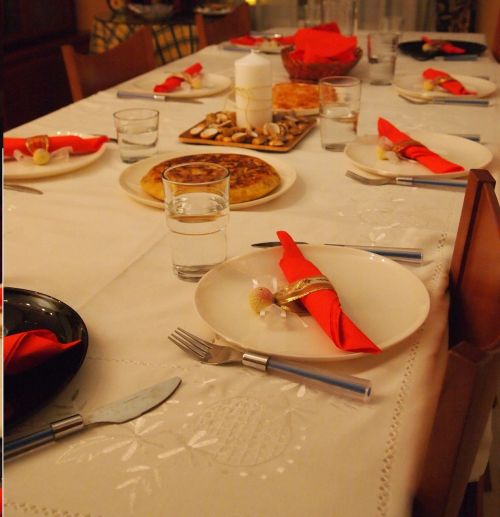 table christmas cutlery
