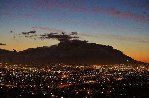 table mountain sunset views of cape town