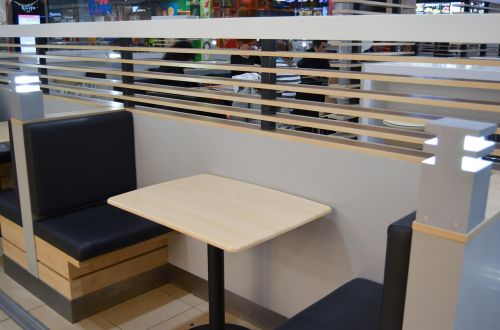 tables eating interior