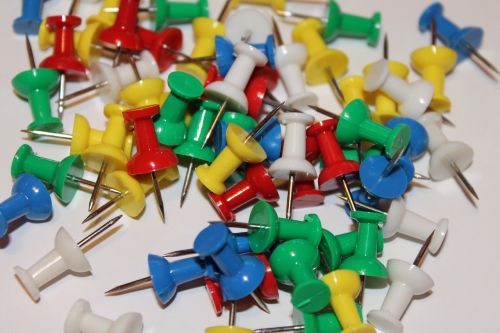 tacks wall needle office