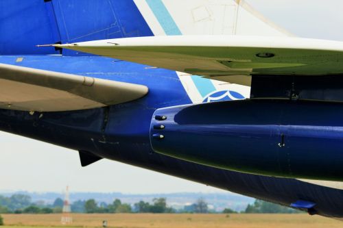 Tail Section Of Boeing-707
