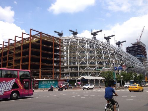 taipei taipei dome construction