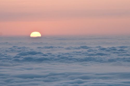 taishan mountain clouds sunrise