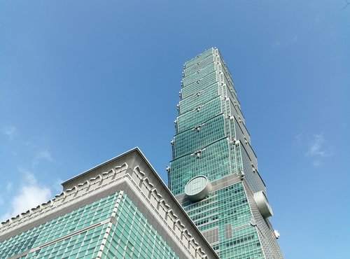 taiwan  downtown  skyscraper