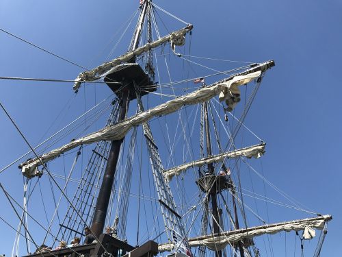 tall ships docked charleston