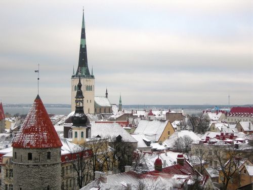 tallinn estonia winter