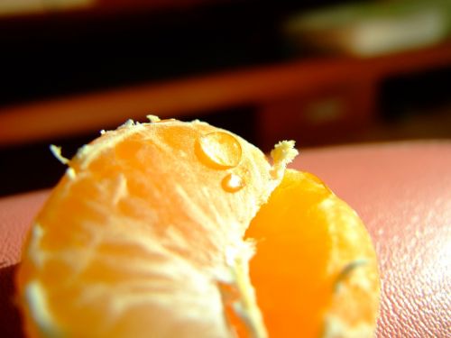 tangerine fruit trickle