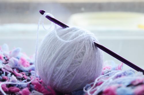 tangle knitting hobby