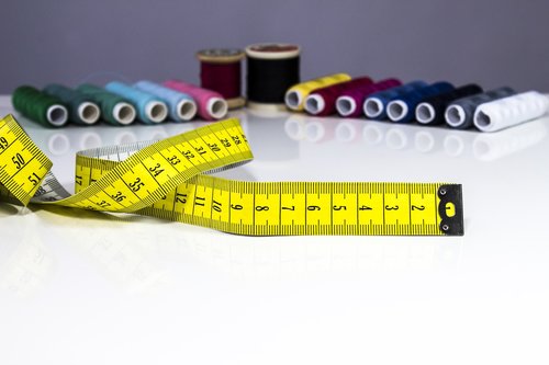 tape measure  yarn  sew