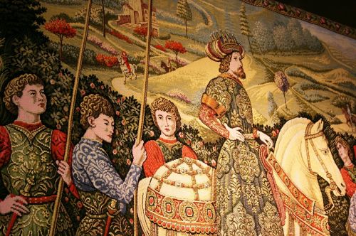 tapestry knights middle ages