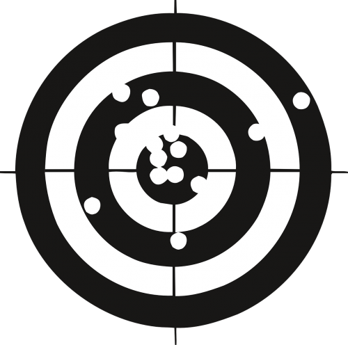 target crosshair bullet openings
