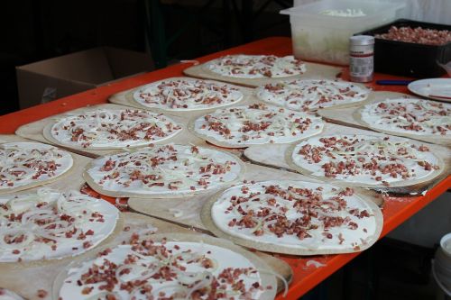 tarte flambée raw food