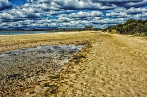 tasmania beach sand