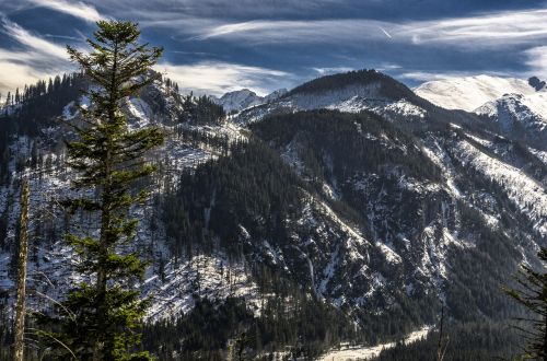 tatry snow mountains