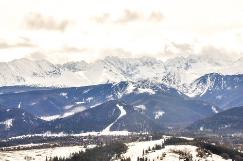 tatry  winter  mountains