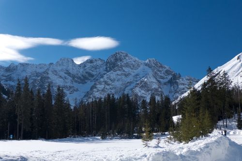 tatry mountains winter in the mountains