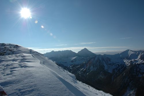 tatry winter mountains