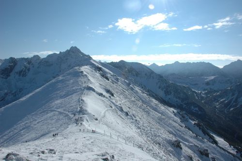 tatry winter mountains