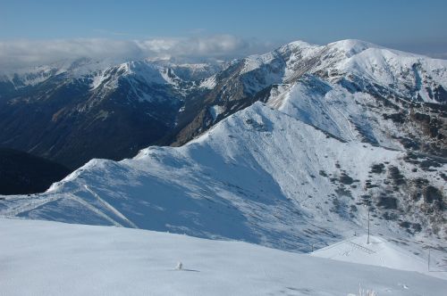 tatry winter mountains