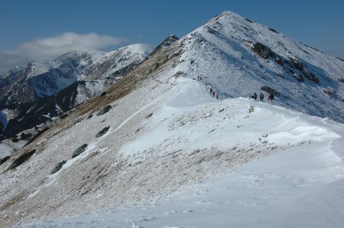 tatry winter mountains