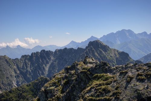 tatry landscape top view